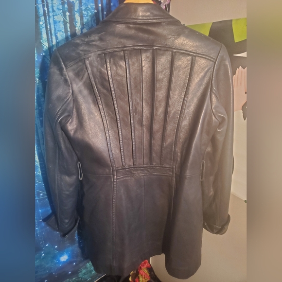 VINTAGE Gorgeous Tiboa Leathers jacket with removable liner size M - Picture 6 of 12